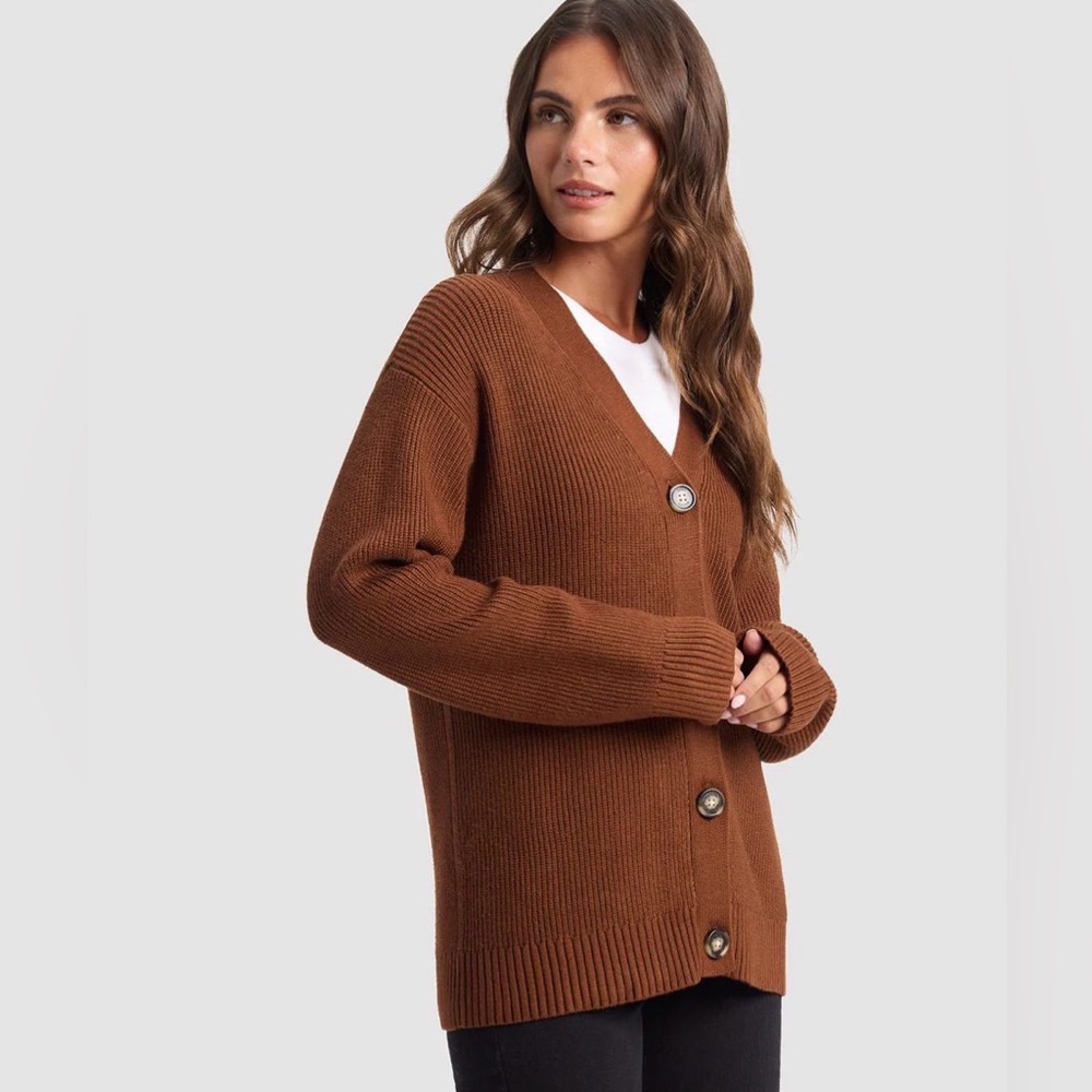 Cozy Earth Oversized Classic Bamboo Cardigan Sweater